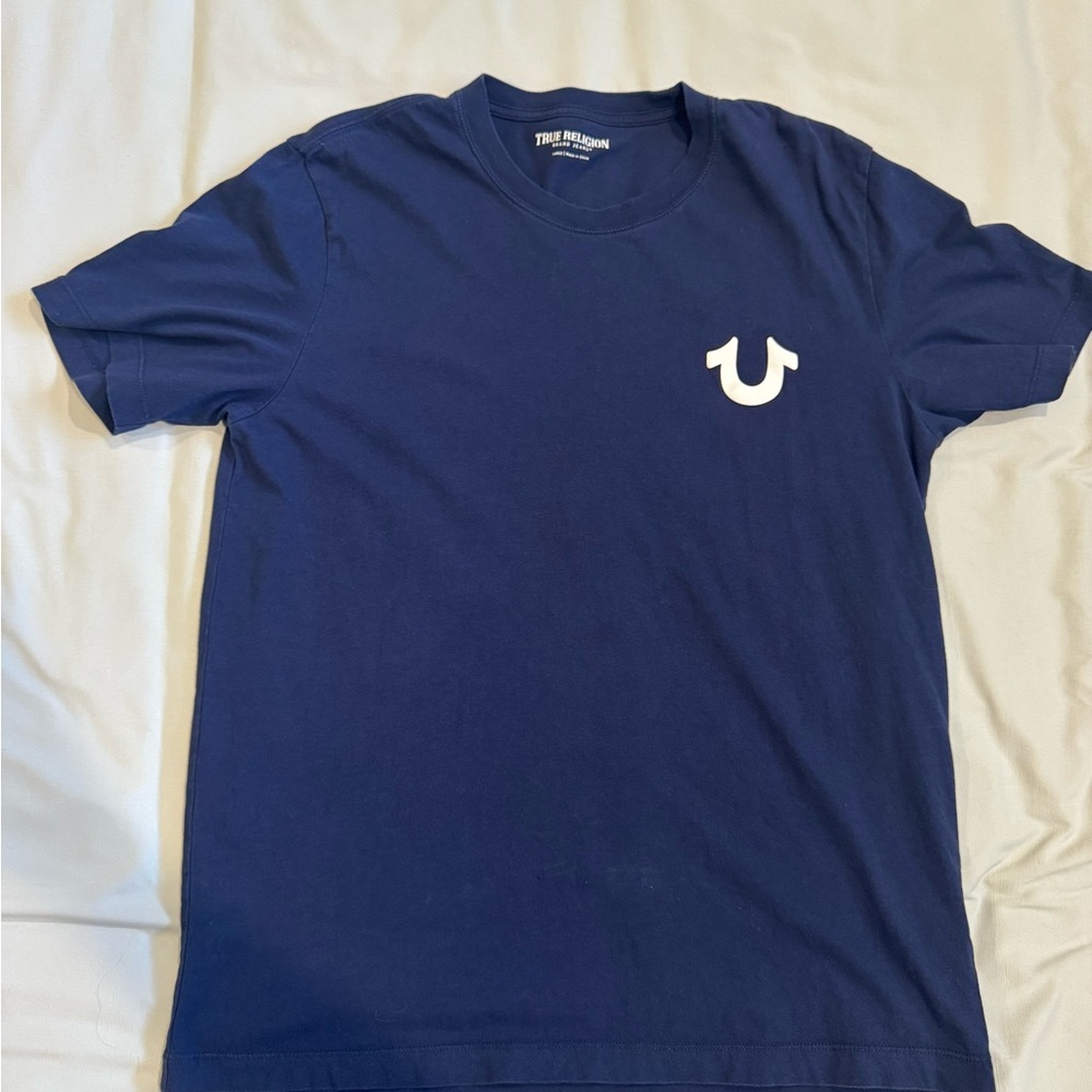 True Religion Navy Blue Short Sleeve Tee